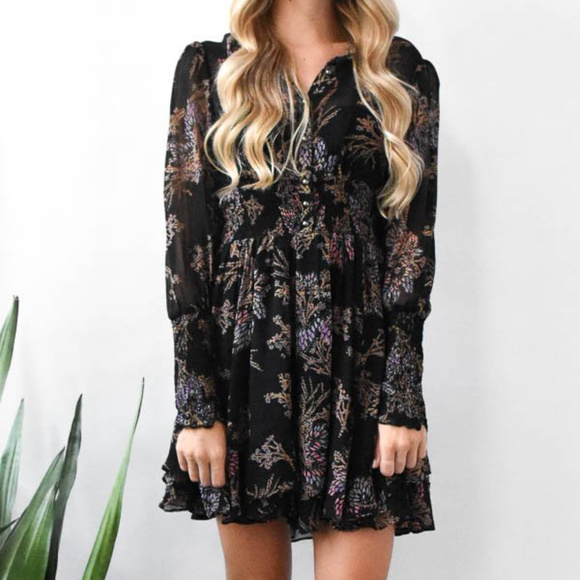 Free People Dresses & Skirts - NWT Free People Boho Peasant Mini Dress